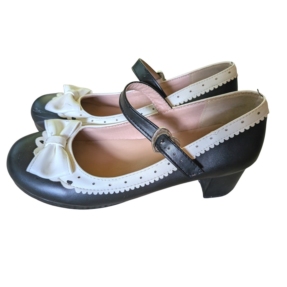 Lizoleor Mary Jane Heels 11-11.5 Lolita Kawaii Coquette Vintage Style Retro Cute